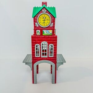 House Fisher-Price GeoTrax Clock Tower Central Station Building